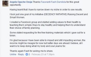 Angela-Facebook-Comment-About-Groups